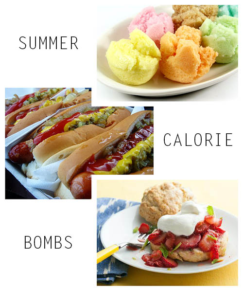 summer calorie bombs